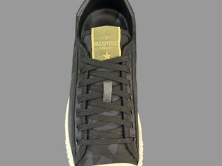 Kamuflaj Detaylı Düz Taban Erkek Sneakers