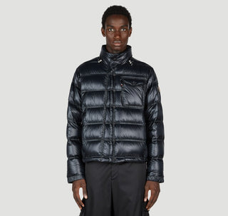 Black Raffort Padded Şişme Mont