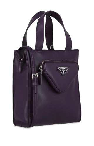 Prada Önü Cep Detaylı Deri Kadın Çanta