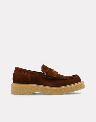 Gucci Brown Süet Erkek Loafer