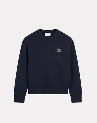 Lacivert Logo Baskılı Sweatshirt