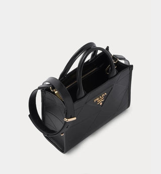Prada Metal Logolu Deri Çanta