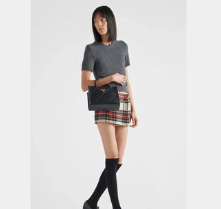 Metal Logolu Deri Çanta