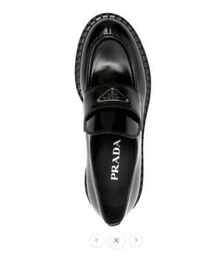 Prada Komple Deri Metal logolu Kadın Lofer