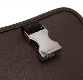 Erkek Deri Metal Logolu Postacı Çanta