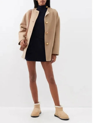 İçi Tüylü Silikon Kabartma Logolu Yarım Bot