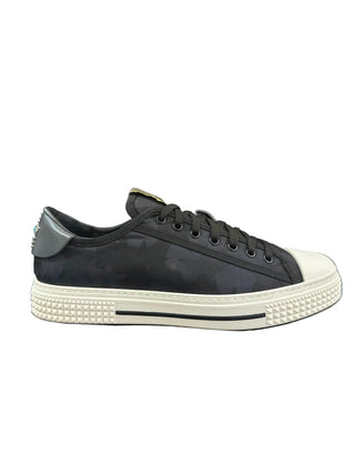 Kamuflaj Detaylı Düz Taban Erkek Sneakers