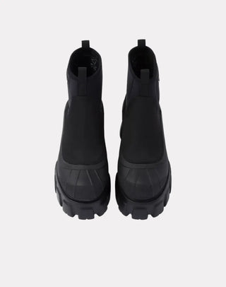 Kalın Taban Monolight Naylon Gabardin Kadın Bot