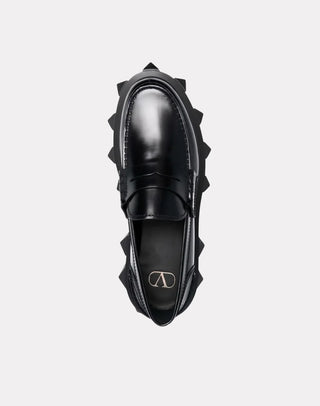 Kalın Taban Deri Kadın Loafers