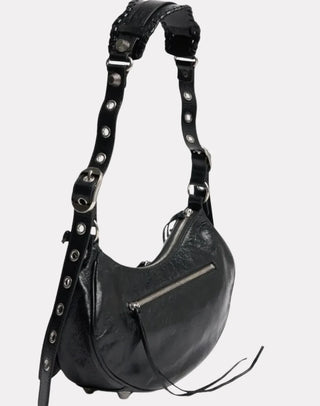 Le Cagole Small Deri Omuz Çantası