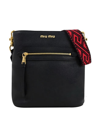Miu Miu Madras Deri Postacı Çanta