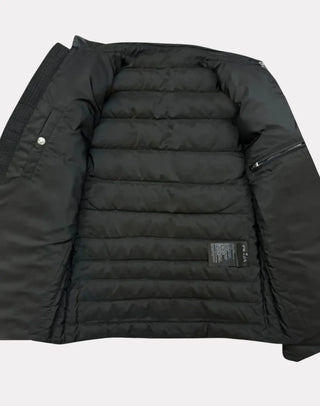 Prada Parlak Kumaş Slim Kesim Erkek Mont