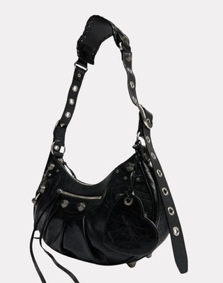 Le Cagole Small Deri Omuz Çantası