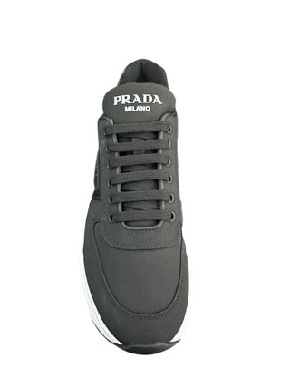 Prada Kumaş Yanı Deri Logolu Sneaker