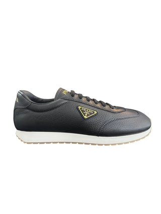 Prada Komple Deri Metal Logolu Sneaker