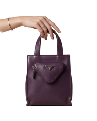 Prada Önü Cep Detaylı Deri Kadın Çanta