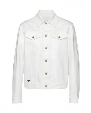 Prada Metal Logolu Jean Ceket