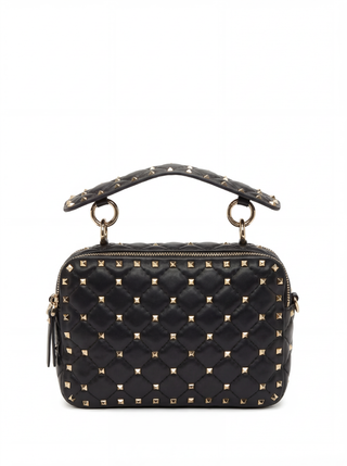 Valentino Garavani Metal Zımbalı Deri Kadın Çanta