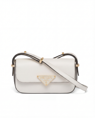 Kapaklı Saffiano Deri Omuz Çantası