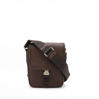 Prada Deri Metal Logolu Postacı Erkek Çanta