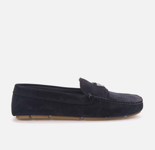 Erkek Süet Lacivert Loafer