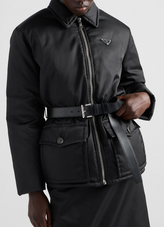 Prada Kemerli Re-Nylon Şişme Mont