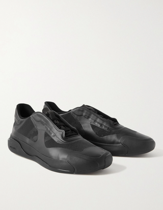 Prada/Adidas Kauçuk Taban Siyah Sneakers