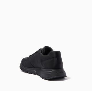 Siyah Logo Bağcıklı Kadın Sneakers