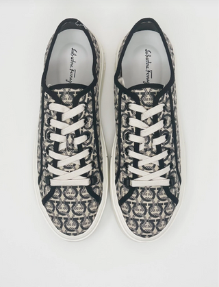 Ferragamo Desenli Alçak Kesim Sneaker