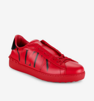 Logo Baskılı Kırmızı Erkek Sneaker