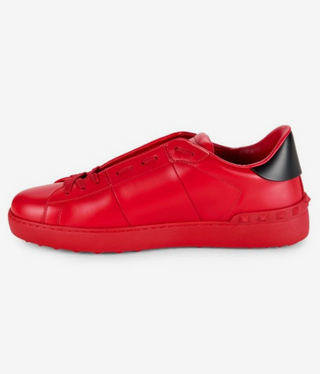 Logo Baskılı Kırmızı Erkek Sneaker