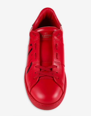 Logo Baskılı Kırmızı Erkek Sneaker
