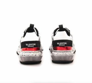 Gümüş Detaylı Kalın Taban Erkek Sneakers