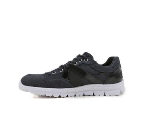 DG Lacivert Kumaş Detaylı Erkek Sneakers