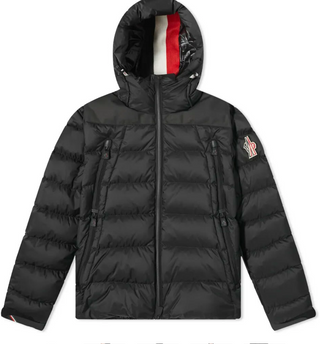 Moncler Grenoble Erkek Camurac Kapüşonlu Kaz Tüyü Mont