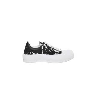 A.McQueen Plimsoll ‘Graffiti’ Leather Sneaker