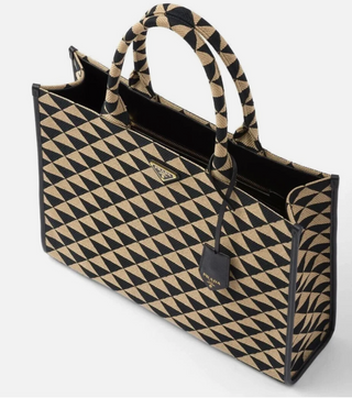 Prada Symbole Jakarlı El Çantası