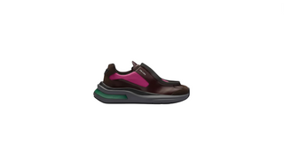 Prada Panelli Yuvarlak Burunlu Erkek Sneaker