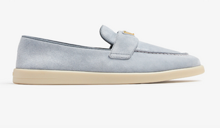 Prada Metal Logolu Süet Erkek Loafer