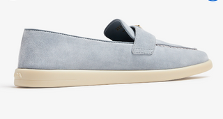 Prada Metal Logolu Süet Erkek Loafer