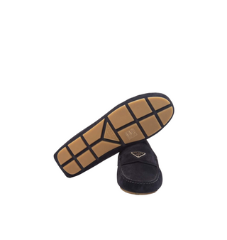 Erkek Süet Lacivert Loafer