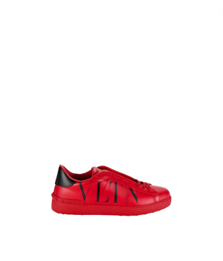 Logo Baskılı Kırmızı Erkek Sneaker