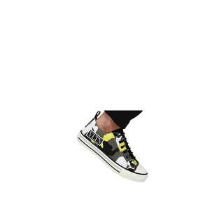 Çok Renkli Kamuflaj Desenli Kanvas Erkek Sneakers