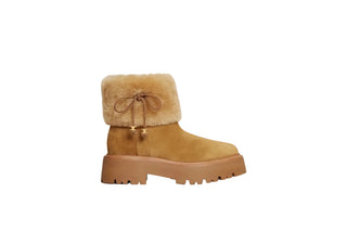 Kürk Detaylı Püsküllü Kısa Bot