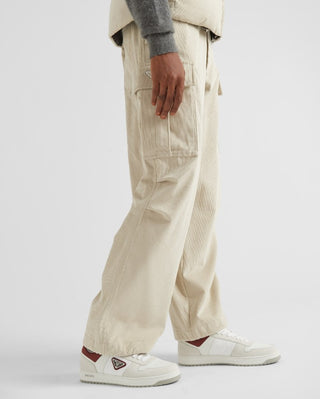 Prada Metal Logolu Erkek Deri Sneaker