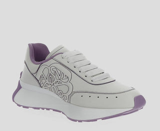 A.McQueen Kadın Beyaz Kauçuk Taban Sneaker