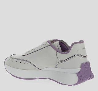 A.McQueen Kadın Beyaz Kauçuk Taban Sneaker