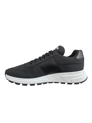 Prada Kumaş Yanı Deri Logolu Sneaker