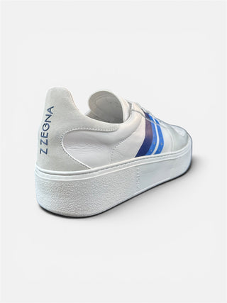 Zegna Beyaz Kalın Taban Erkek Sneakers