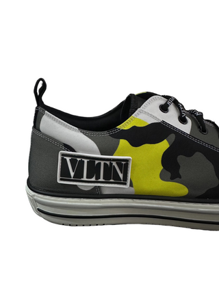 Çok Renkli Kamuflaj Desenli Kanvas Erkek Sneakers